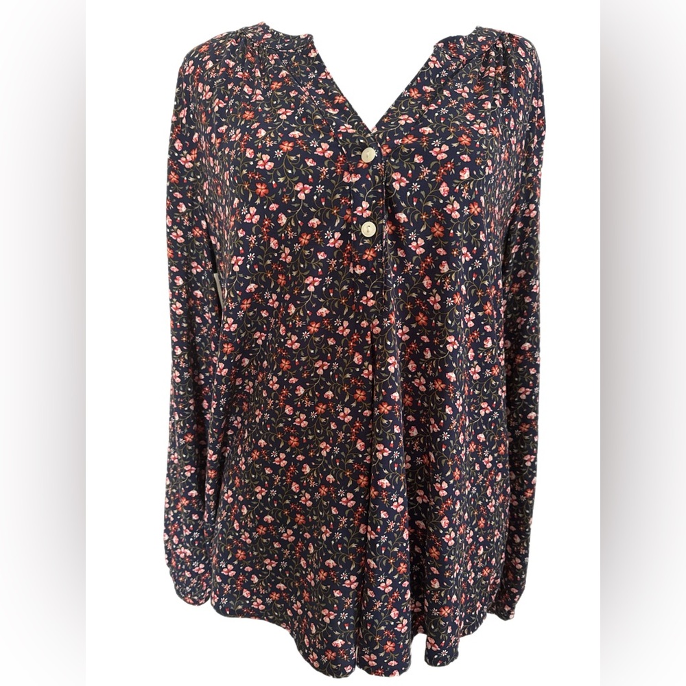 Old Navy flowery blouse - size M